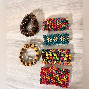 Handmade Peruvian bracelets bundle lot